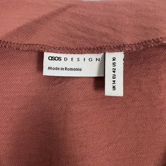 ASOS Mauve Button-Down Blouse - Picture 2 of 11